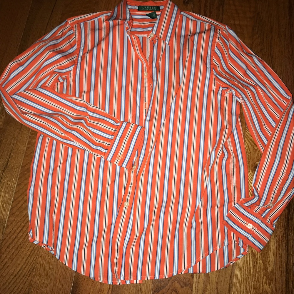 Lauren by Ralph Lauren bright orange and blue